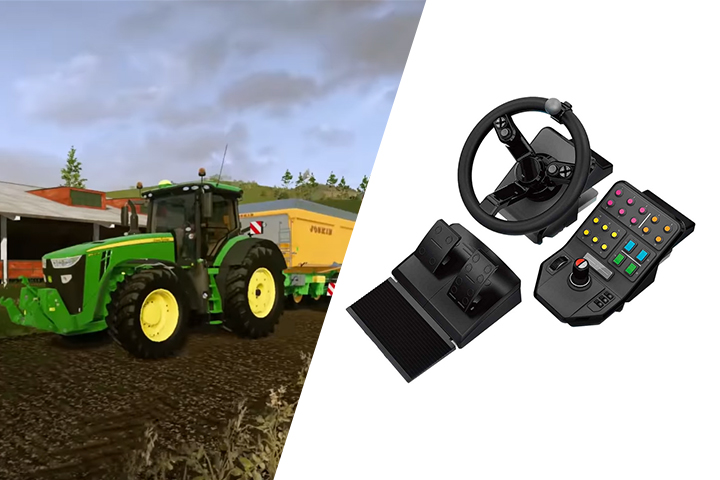 Farming Simulator 2020 : Volants et pédales, tous les équipements